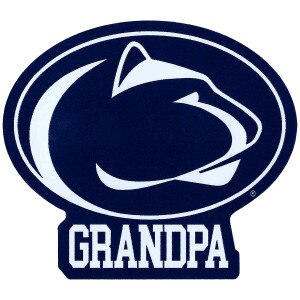magnet with Penn State Athletic Logo above Grandpa